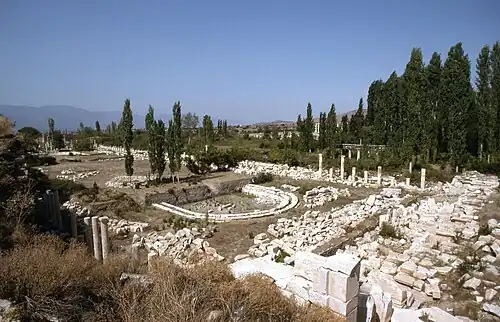 South agora and pool