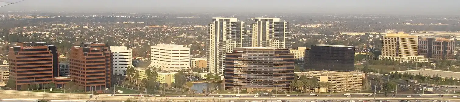 South Coast Metro district in Orange County, California, the sixth-most populous county in the United States