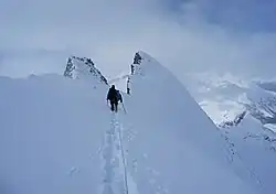 Approaching summit of Saint Nicholas Peak