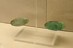 Weighing dishes from the island of Thera, Minoan civilization, 2000–1500 BC