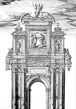 Triumphal Arch for the arrival of Philip III to Lisbon (1619).
