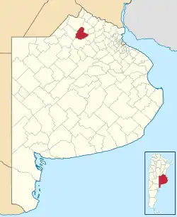 location of Salto partido in Buenos Aires Province