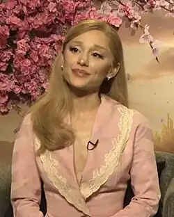 Ariana Grande promoting Wicked in 2024