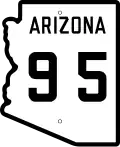 SR 95 route marker
