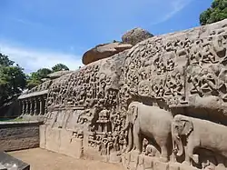 Descent of the Ganges at Mahabalipuram, 7th century