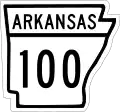 State Road 100 marker