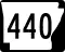 Highway 440 marker