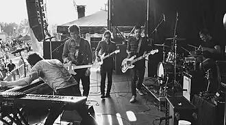 Arkells performing in Buffalo, New York in 2013