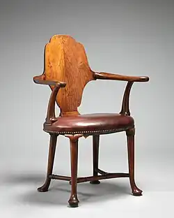 Armchair, British, circa 1710