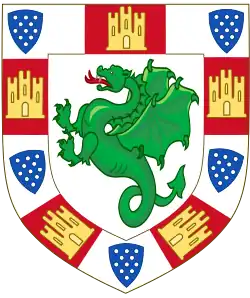 Arms of Infante Fernando of Portugal, Lord of Serpa