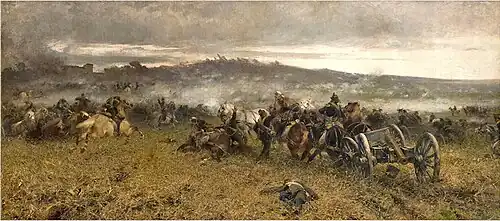 51. Sebastiano De Albertis, L'artiglieria della III Divisione alla battaglia di San Martino, 1887