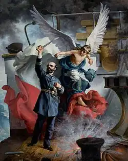 Arturo Prat Guided by the Genius of the Fatherland