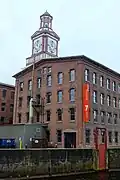 Assabet Woolen Mill, clock tower and Building 7
