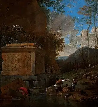 Catching Crayfish, circa 1645