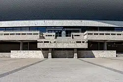 Entrance steps and terraces around Spodek