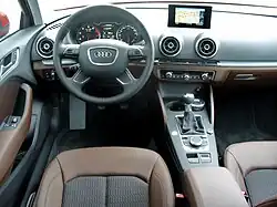 2012 Audi A3 hatchback interior (Ambiente; pre-facelift)
