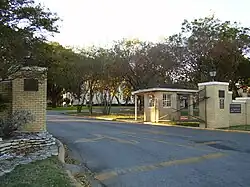 Entrance to the Austin State Hospital, at 4110 Guadalupe Street