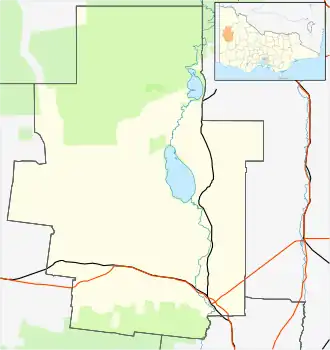 Dimboola is located in Shire of Hindmarsh