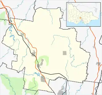 Springfield is located in Shire of Macedon Ranges