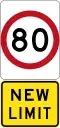 New 80&nbsp;km/h Speed Limit (used in Victoria)