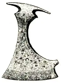 Image 20An axehead made of iron, dating from the Swedish Iron Age (from History of technology)