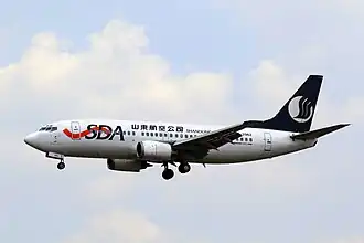 Shandong Airlines Boeing 737-300 in 2013