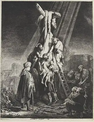 La grande Descente de croix (1633, Rijksmuseum Amsterdam).