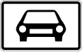 Т6 Road vehicle to which the action of the road sign applies
