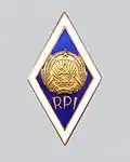 Riga Polytechnic Institute graduate badge