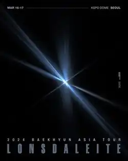 An outer space with shining light in the middle