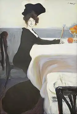 Dinner; 1902, oil on canvas, 150×100 cm, Russian Museum.
