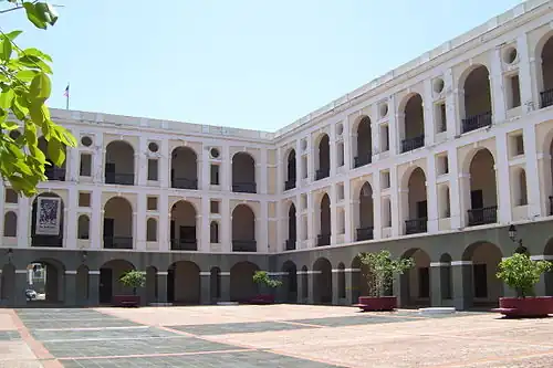 Interior patio of the Ballajá Barracks