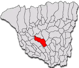 Location in Gorj County