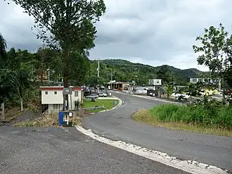 PR-435 and PR-124 junction in Espino barrio