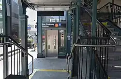 One of three new elevators