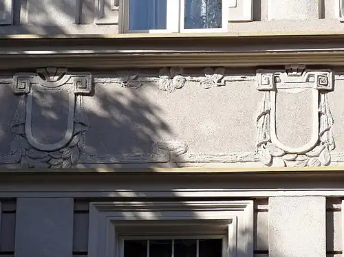 Facade frieze detail
