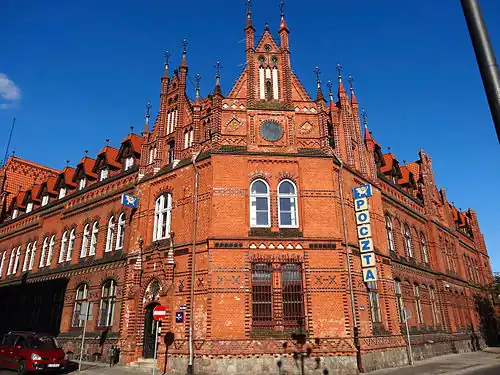 Corner with Pocztowa Street