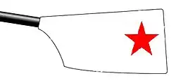Image showing the rowing club's blade colours