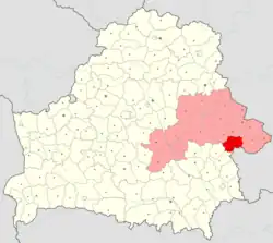 Location of Krasnapollye district