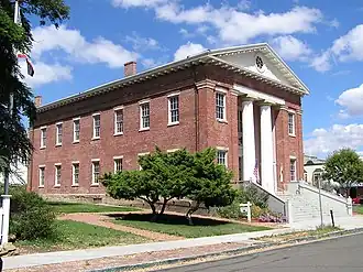 Benicia State Capitol from 1853 to 1854.