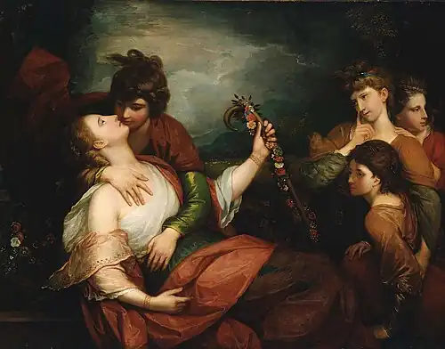 The Stolen Kiss by Benjamin West