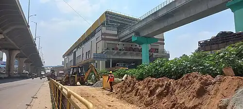 This metro station on U/C as of October 2023