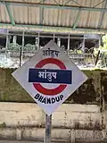 Bhandup Platform board