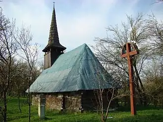 Wooden church in Tioltiur village