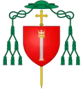 Bishop of Colonna family arms with green galero