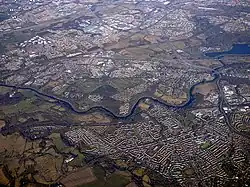 M74 by Blantyre and the River Clyde