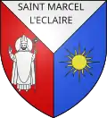 Coat of arms of Saint-Marcel-l'Éclairé