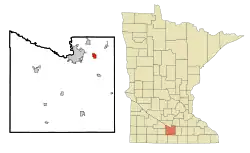 Location of Eagle Lake, Minnesota