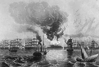 Bombardment of St Jean D'Acre, by Admiral Charles Napier, 3 November 1840
