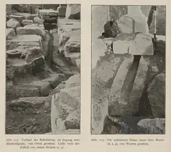 Photographs of limestone channels